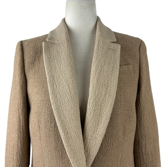 J. Crew Alfie blazer with contrast collar in Italian cotton-wool Size 4 Career - Picture 3 of 16
